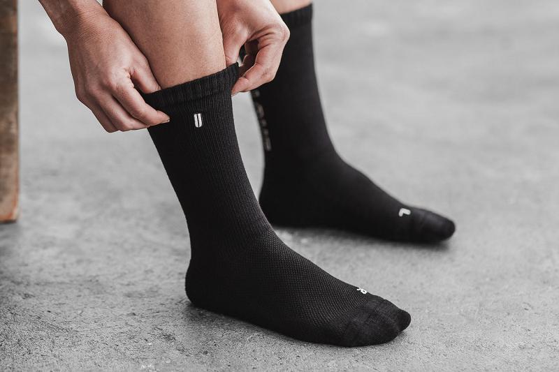 Men's Nobull CREW (ALL LOVE) Socks Black | SG G2600S